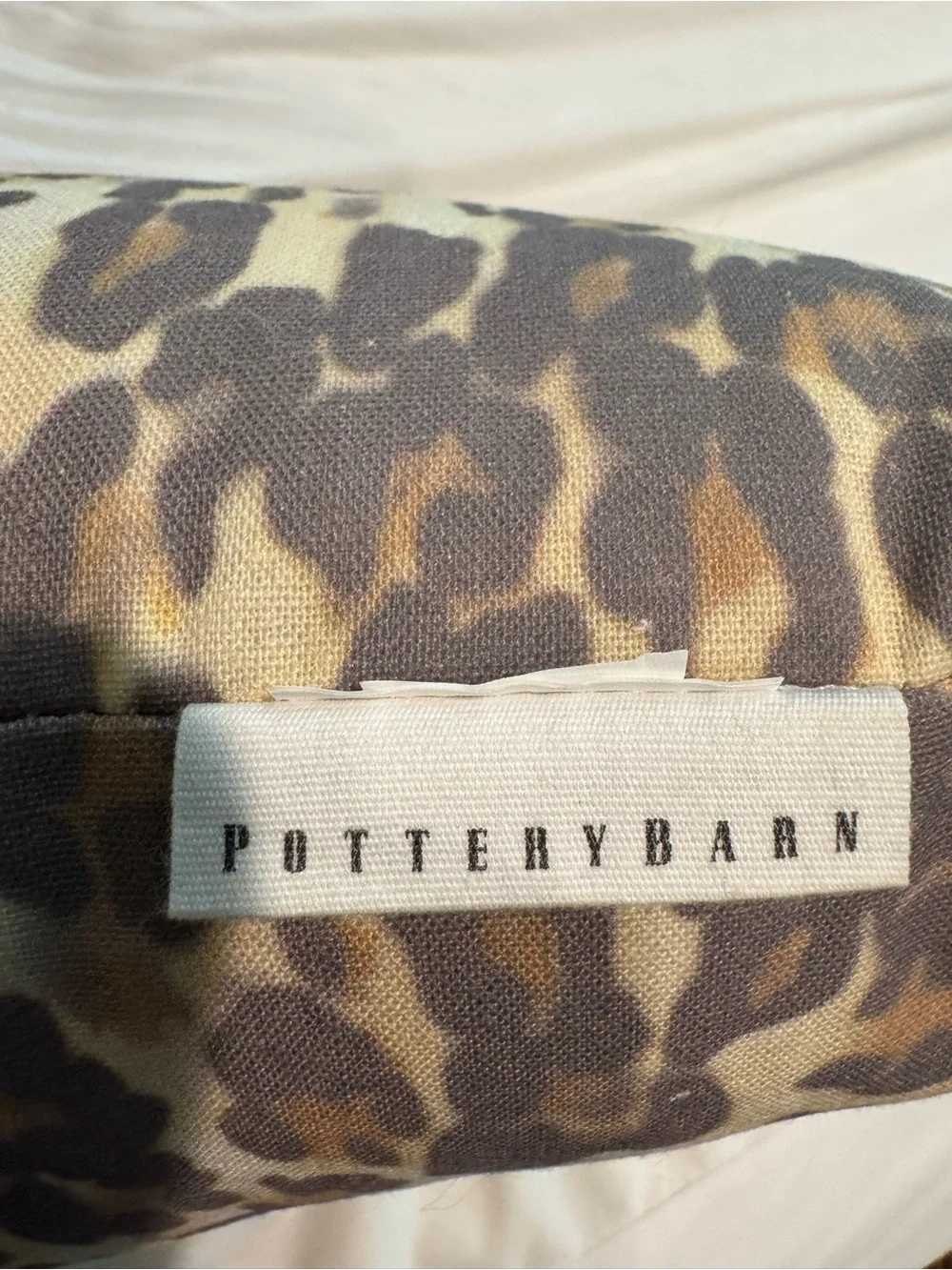 Pottery Barn Leopard Print Throw Pillow